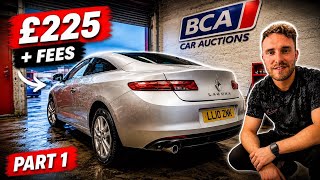 I BOUGHT A £225 RENAULT LAGUNA COUPE FROM BCA CAR AUCTION!