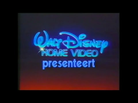 Walt Disney Home Video (RARE Dutch "presenteert" variant, 1986)