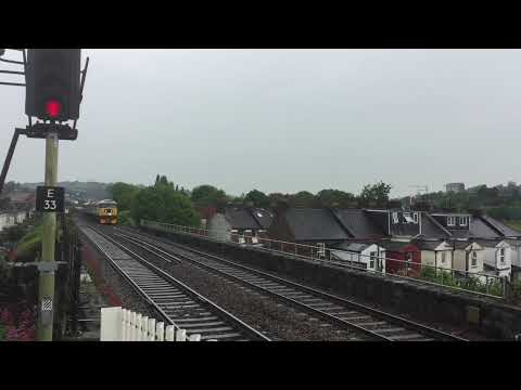 Class 47 593 + Class 47 614 Exeter St Thomas 2nd June 2021