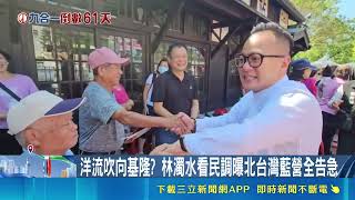 關鍵民調逆轉！童子瑋一定投票者反超1.5％ 謝國樑找蔣萬安救選情｜三立財經iNEWS