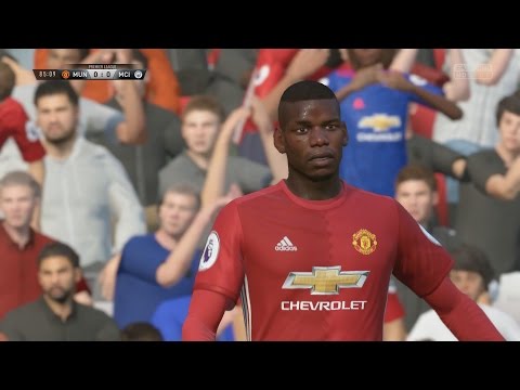 FIFA 17 OFFICIAL GAMEPLAY FULL MATCH - MANCHESTER UNITED vs. MANCHESTER CITY FIFA 17