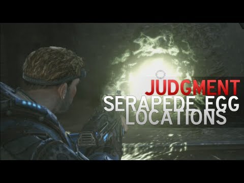Gears of War Judgment | Serapede Egg locations!