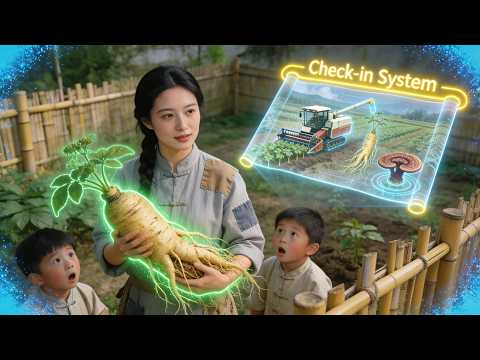 【FULL】NEW🔥Growing Giant Ginseng With A Tractor, Poor Woman Uses System To Help Villagers Get Rich.