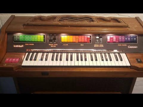 Swingin 1970s Kimball Caravan Electric Organ!