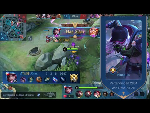 Natalia Best Build 2021 | Top 3 Global Natalia Gameplay dari Junn - Mobile Legends