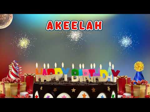 Happy Birthday AKEELAH - Happy Birthday Song Club