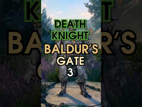 a DEATH KNIGHT build for Baldur's Gate 3 in 1min - Wizard/Paladin build #shorts #bg3builds