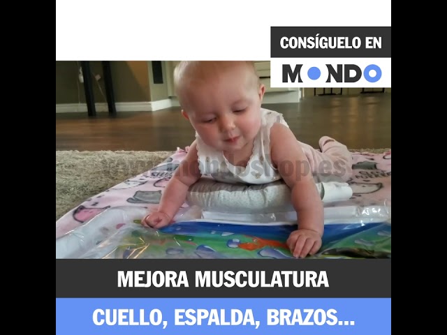 Vídeo relacionado con Fisher-Price Alfombrilla de Juego para bebés 3 en 1 pataditas y balanceo, Juguete de Actividades sensoriales para el Desarrollo de bebés recién Nacidos, a Partir de 0 Meses, JMT98