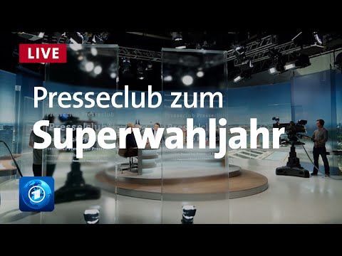 ARD-Presseclub: Wie startet Deutschland in das Superwahljahr?