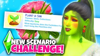 *NEW* Sims 4 Scenario! - The PLANT SIM Challenge is HARD
