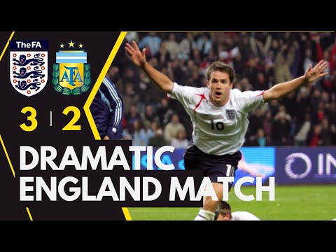 Three Lions Segment | England vs Argentina 3-2 2005 | Dramatic England Match | Extended Highlights
