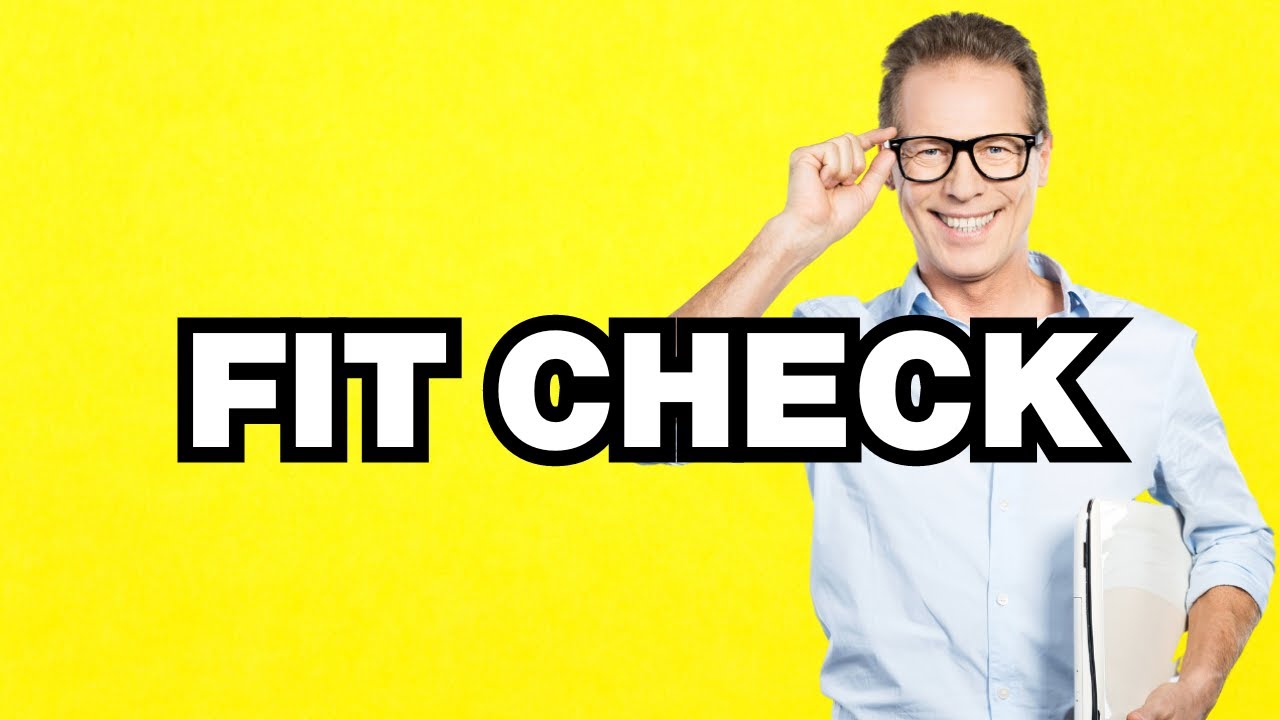 Fit check - meaning | What does 
