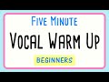 5 Minute Vocal Warm Up for Beginner Singers | Fun For All Ages