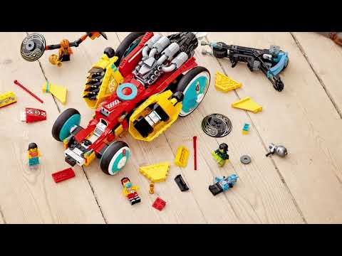 Конструктор Lari «Реактивный родстер Манки Кида» 11575 (Манки Кид 80015) 689 детали