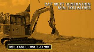 E-Fence for Cat® Next Generation Mini Excavators