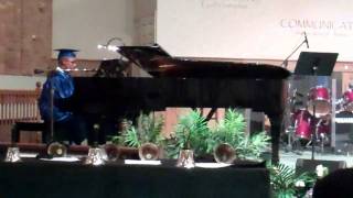 Nickolas singing Smokie Norful Dear God at 8th Grade Graduation