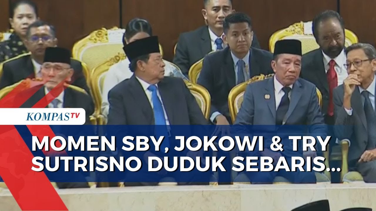 [FULL] Momen Jokowi, SBY dan Try Sutrisno Duduk Berdampingan di Sidang Tahunan MPR