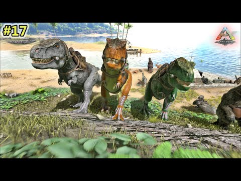 Preparing for Glory! Taming High-Level Rex & Crafting a Greenhouse | ARK: Survival Evolved Live #17