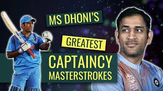 MS Dhoni: A tactical mastermind