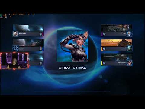 StarCraft 2 Direct Strike Buffs 3xAuras and Lizzard Brigade Thursday Night Live Brawling on twitch