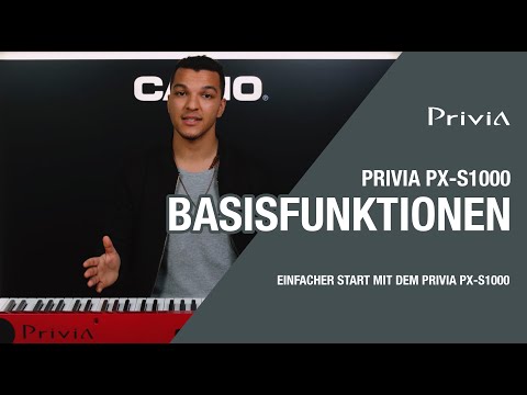 Privia PX-S1000 - Basisfunktionen