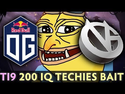 OG 200 IQ bait — BEST TECHIES of Dota on TI9