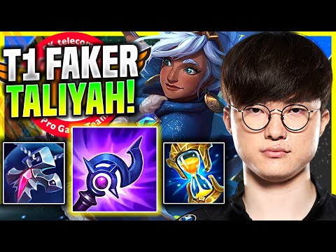 FAKER TRIES TALIYAH WITH NEW ITEMS! - T1 Faker Plays Taliyah Jungle vs Graves! | Preseason 11