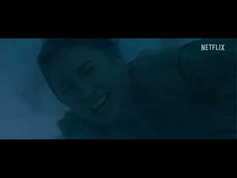 Teaser trailer frame: countdown digits reflected in a character’s eye
