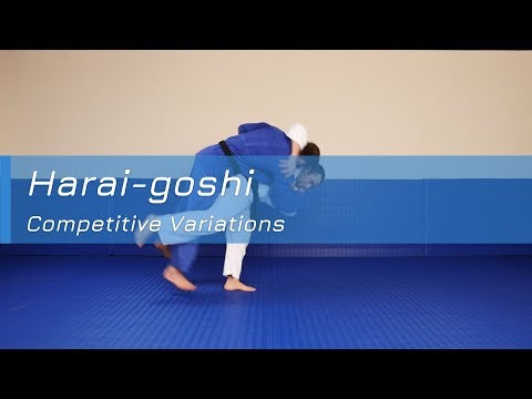Harai-goshi - Competitive variations — judo technique demonstration