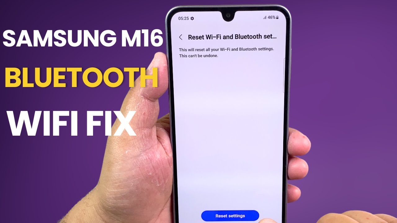 📶 Samsung Galaxy M16 WiFi & Bluetooth Not Working | Quick Fix Guide