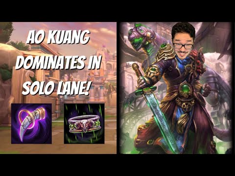 Ao Kuang DOMINATES in Solo Lane Vs Cu Chulainn - Smite Conquest Gameplay