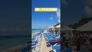 All inclusive beach day in Cozumel.  #cozumel #all-inclusive #beach #travel #sun #sand #seafood #wow