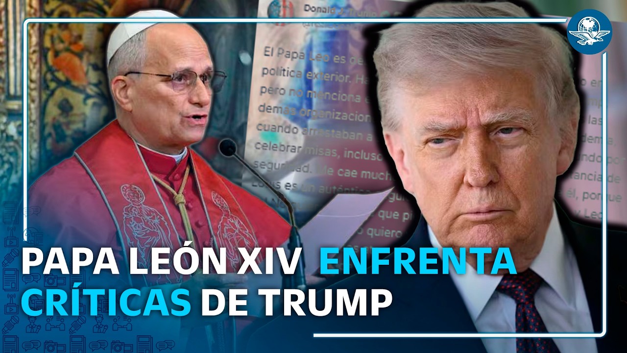 Papa León XIV responde a Trump y rechaza debatir con el mandatario