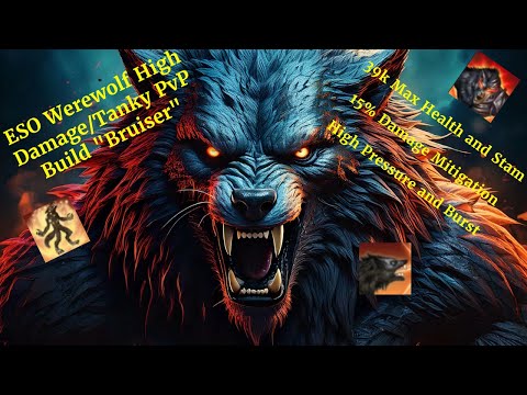 ESO Werewolf High Damage/Tanky PvP Build “Bruiser”