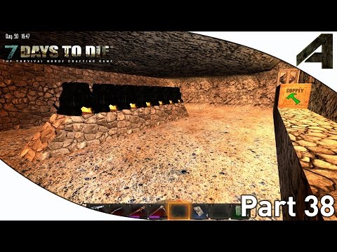 7 Days to Die Alpha 11.4 Gameplay - Part 38 - "Bunker Crafting Room"