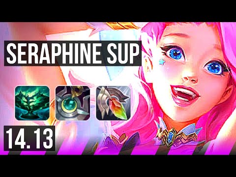 SERAPHINE & Ashe vs LEONA & Kai'Sa (SUP) | Rank 2 Seraphine, 1/3/25 | EUW Challenger | 14.13