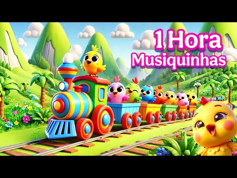 Uma Hora de Musiquinhas Divertidas para crianças | Coletânea infantil - Desenho animado infantil