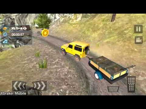 Offroad Cargo Trailer Jeep – Uphill Prado Drive: Jeep 4x4 Driving Simulator - Android GamePlay 3D