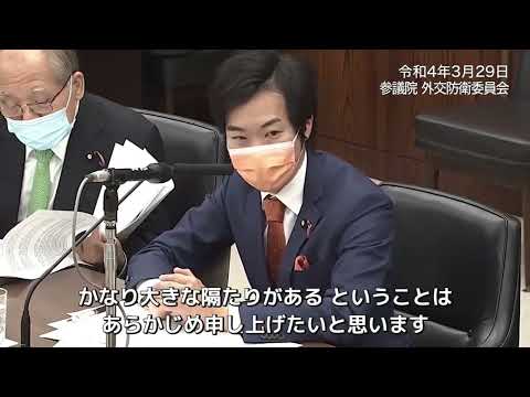 2022年3月29日参議院外交防衛委員会におけるグレンコの不適切発言