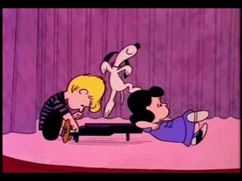 Funny Christmas cartoons - Charlie Brown Christmas Segment - Snoopy Dancing 