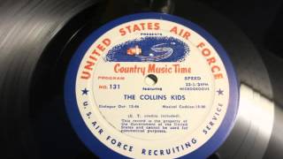 1959 Blue  Moon of Kentucky  The Collins Kids USAF 50's Rockabilly