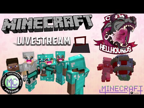 Minecraft Livestream | Con el Hellhounds Crew, & Subs PT.2