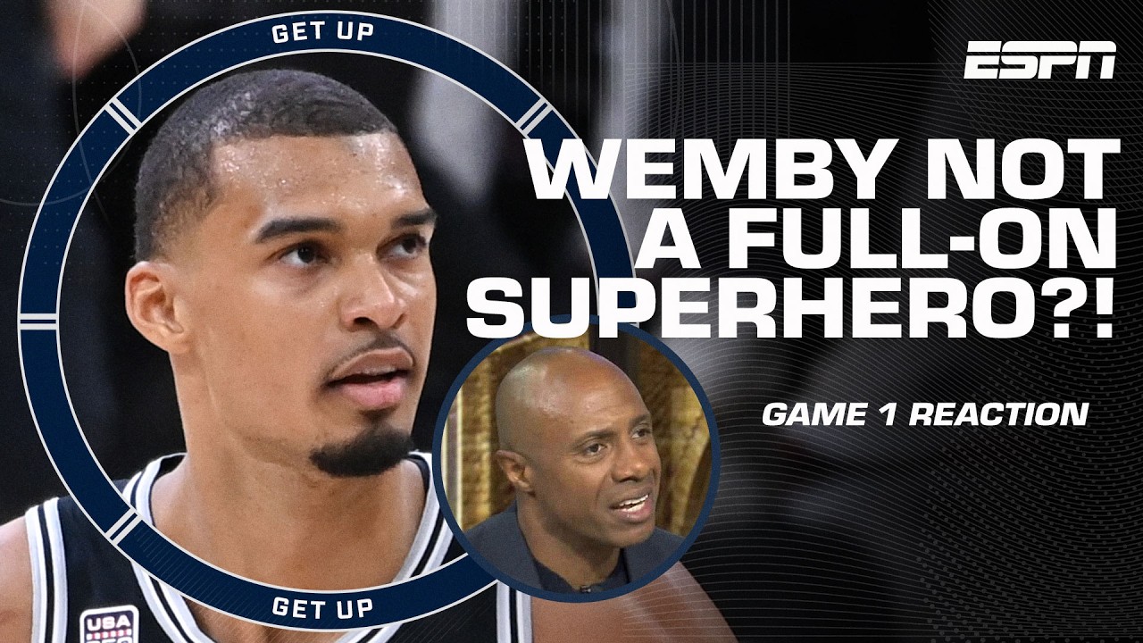 Is Victor Wembanyama MISSING part of his game?! 👀 J-Will POSES the question after Game 1 | Get Up