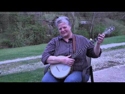Kim Johnson Playing Banjo