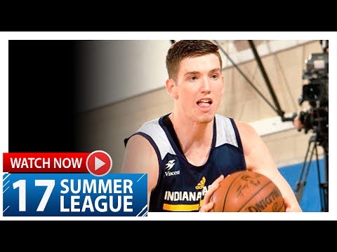 T.J. Leaf  Full Highlights vs Heat (2017.07.03) Summer League - 19 Pts, 10 Reb