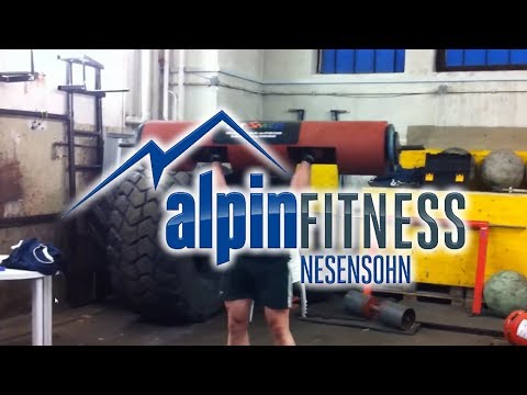 Wettkampfvorbereitung vor erstem Strongman Wettkampf / Workout before first Strongman Competition