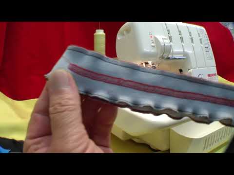 Bernina 2000DCE Combi  Coverlock Nähen Test Coverlock Sewing Test