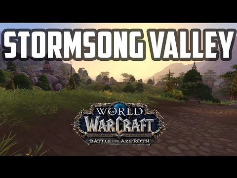 Stormsong Valley - New Battle for Azeroth Zone Exploration