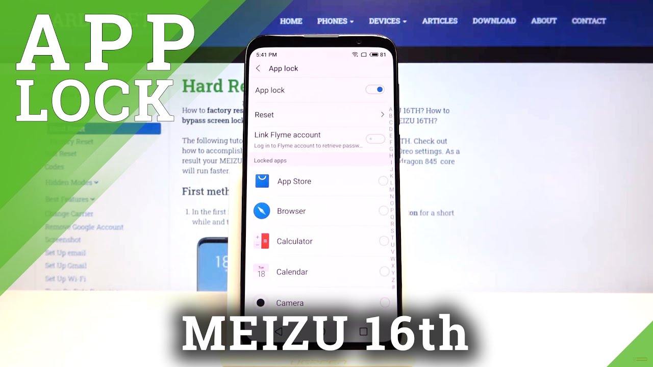 How to Use App Lock in Meizu 16th – Secure Apps with Password