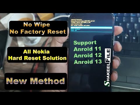Nokia 3.4/3.2/4.2/5.4/6.2/7.2/8.3/C3/C5/C20/C10/C01/G20/X20 Hard Reset new trick 2025 | Shakeel file